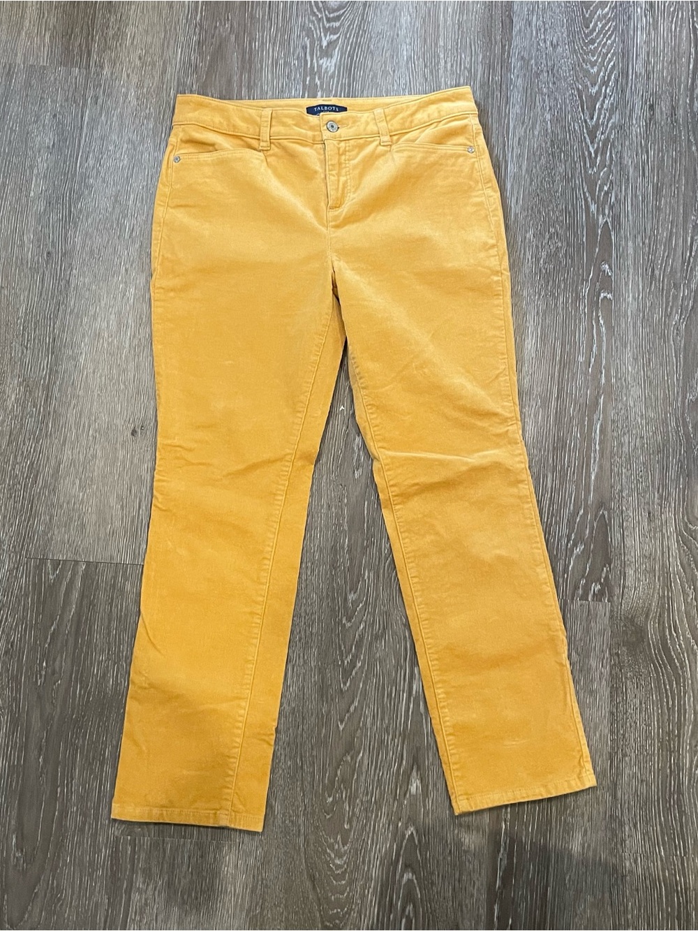 Talbots Simply Flattering Corduroy Pants 10P Straight Leg